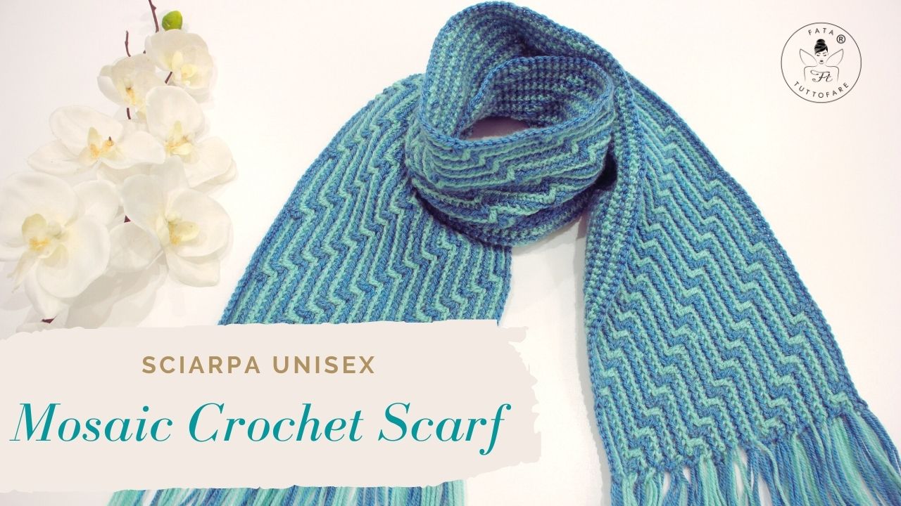MOSAIC CROCHET SCARF