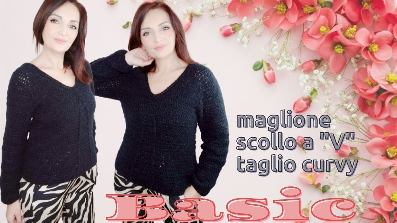 “BASIC” MAGLIONE TAGLIO CURVY