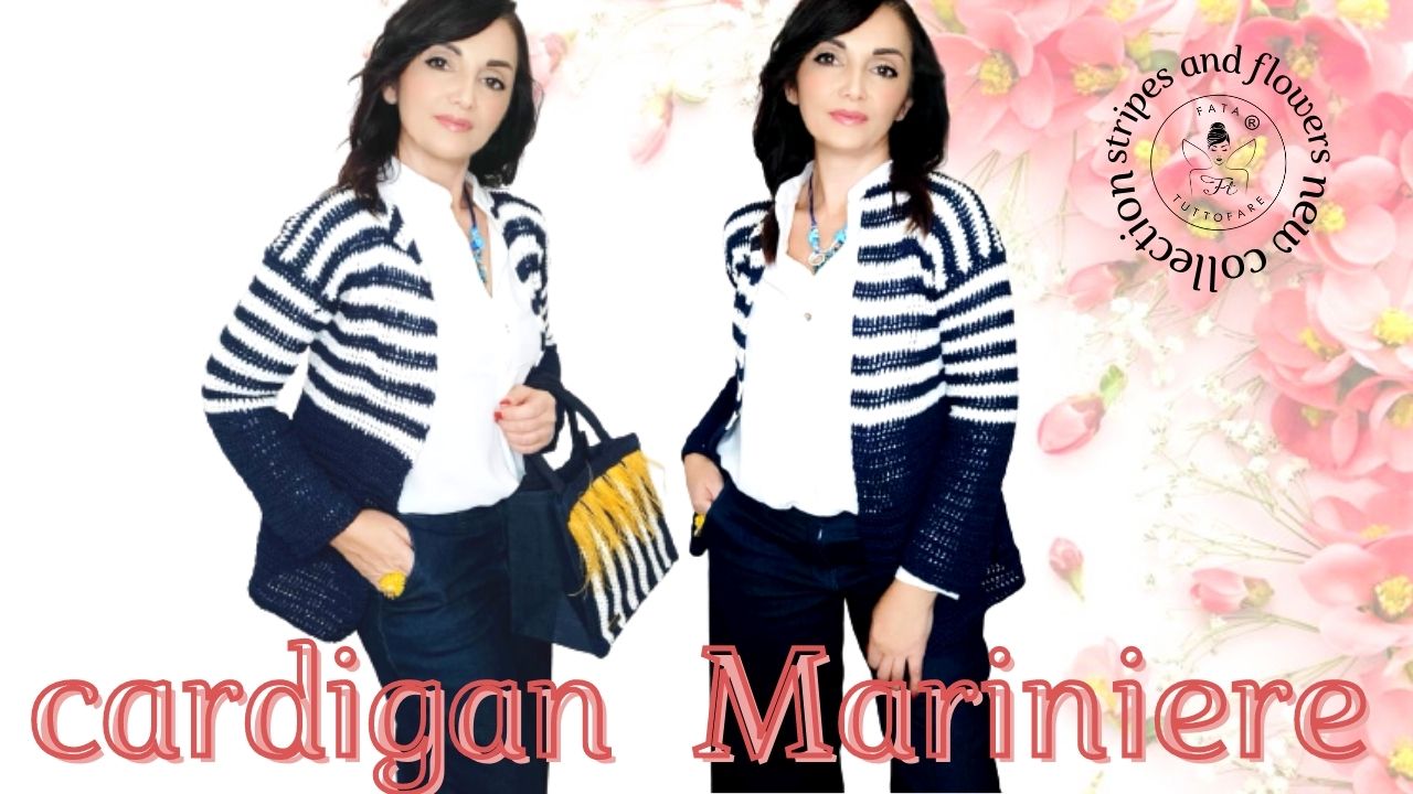 CARDIGAN MARINIERE
