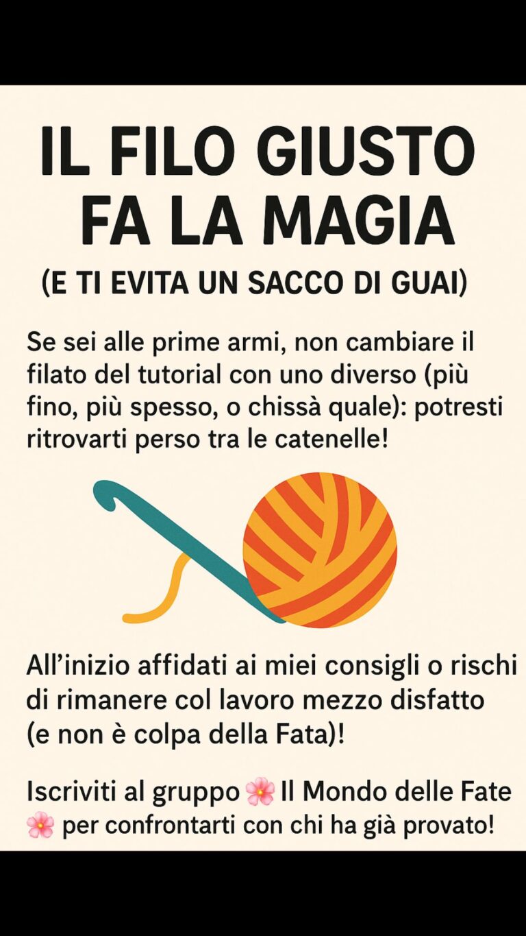 IL FILO GIUSTO FA LA MAGIA