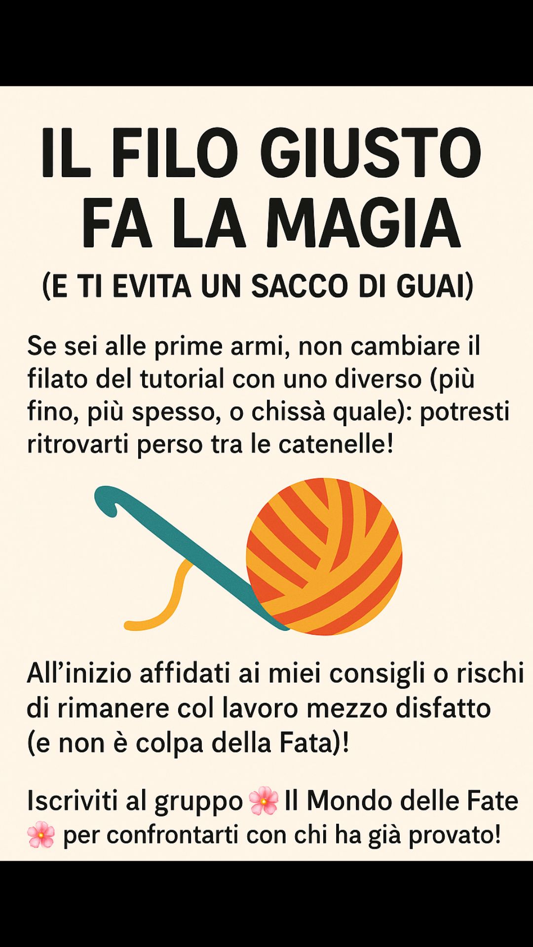 IL FILO GIUSTO FA LA MAGIA