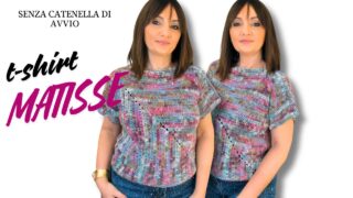 T-shirt Matisse: l’arte della maglia perfetta senza catenella d’avvio e senza ago.